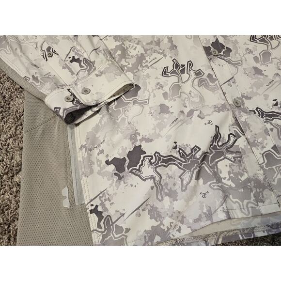 True Timber Men’s 2XL FinalRun Viper Snow Drizzle Camo Long Sleeve Fishing NWT - Picture 2 of 8